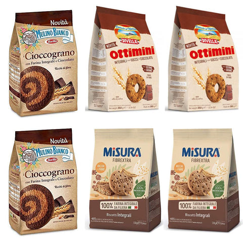 Mulino Bianco Cioccograno Vollkorn kekse mit schokolade 2x330g Original italienisch