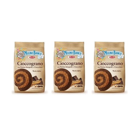 Mulino Bianco Cioccograno Vollkorn kekse mit schokolade biscuits kuchen 3x330g Original italienisch