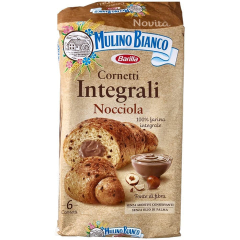 Mulino Bianco Cornetti Integrali Nocciola Haselnuss Kuchen Vollkorn 3x Original italienisch
