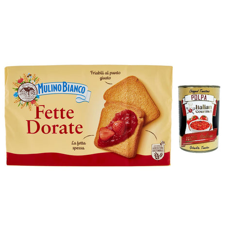 Mulino Bianco Fette biscottate Le Dorate Zwieback Kekse 3x630g Original italienisch