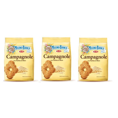 Mulino Bianco Kekse Campagnole 700 g biscuits cookies italien kuchen brioche 3x Original italienisch