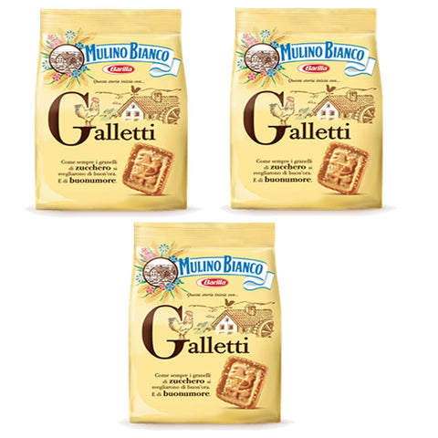 Mulino Bianco Kekse Galletti Italien biscuits cookies kuchen brioche 3x350g Original italienisch
