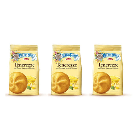 Mulino Bianco tenerezze al limone kekse cookies kuchen mit Zitrone 3x200g Original italienisch
