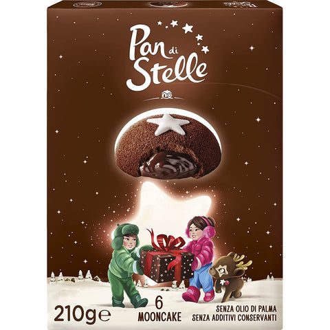 Mulino Bianco Kekse Mooncake Pan di Stelle 6 Kuchen mit Kakao 60x Original italienisch