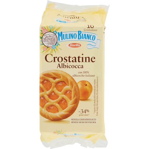 Mulino Bianco Kuchen Crostatina Albicocca Aprikose brioche kekse 40g cookies 60x Original italienisch