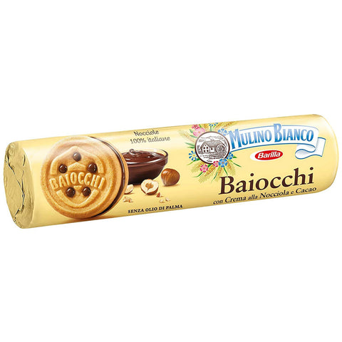 Mulino Bianco Baiocchi tube schoko reigel Kekse mit Schokolade snack 6x168g Original italienisch