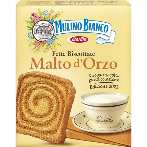 Mulino Bianco Fette Biscottate Armonie Malto d'Orzo 315 g Kekse italienisch Original
