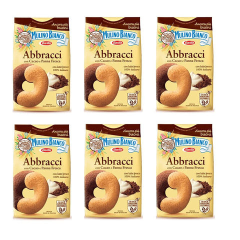 Mulino Bianco Kekse Abbracci Italien italien biscuits cookies kuchen 6x350g Original italienisch