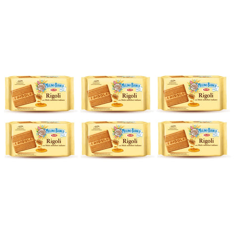 Mulino Bianco Kekse mit Honig Rigoli Kuchen Butterkeks cookies brioche 6x400g Original italienisch