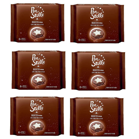 Mulino Bianco Pan di stelle Biscocrema kekse mit sahne Italien biscuits cookies 6x168g Original italienisch