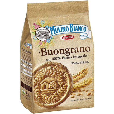 Mulino Bianco Kekse Mulino Bianco Buongrano Biscotti 100% Integrali 6 Pezzi Da 350 Grammi Original italienisch 8054134293083