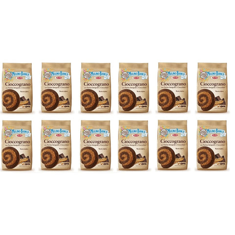 Mulino Bianco Kekse Mulino Bianco Cioccograno Vollkorn kekse mit schokolade kuchen 330 g 12x italienisch Original 8076809573757
