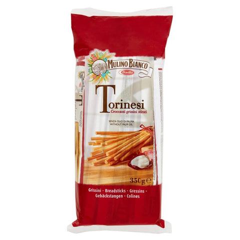 Mulino Bianco Kekse Mulino Bianco Grissini Torinesi Croccanti Ristorante italian breadsticks 3x 350g italienisch Original 8076809547451