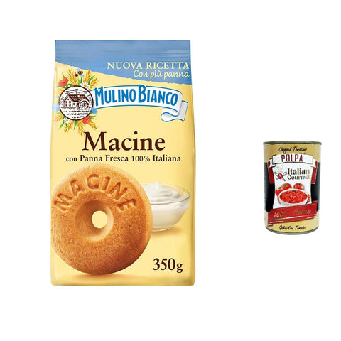 Mulino Bianco Kekse Mulino Bianco Macine Kekse mit 100 % italienischer Frischrahm 350 g biscuits cookies italienisch Original 8076809505918