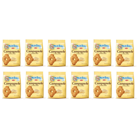 Mulino Bianco Multipack 12 Packungen Von 700 Gramm Je Campagnole Kekse 1 Stk Original italienisch