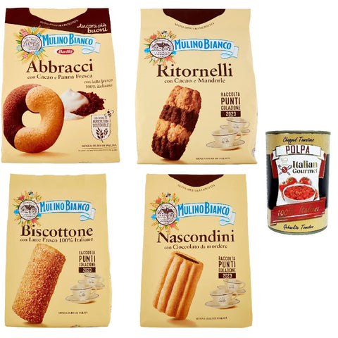 Mulino Bianco Testpaket Abbracci, Ritornelli 3x700g Original italienisch Kekse