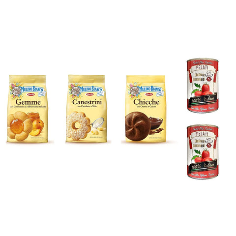 Mulino Bianco Testpaket Canestrini Gemme Chicche Kekse biscuits neue Güte 3x200g Original italienisch