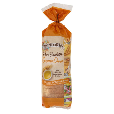 Mulino Bianco Kurze Pasta Mulino Bianco Pan Bauletto al Grano Duro Hartweizengrießbrot 8x400g italienisch Original 8076809517966