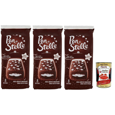 Mulino Bianco Snack Kuchen & Backwaren Mulino Bianco Pan di Stelle Merenda, Biskuit kuchen mit Kakao und Milchcreme 280 g Snack Kuchen & Backwaren italienisch Original 8076809582223