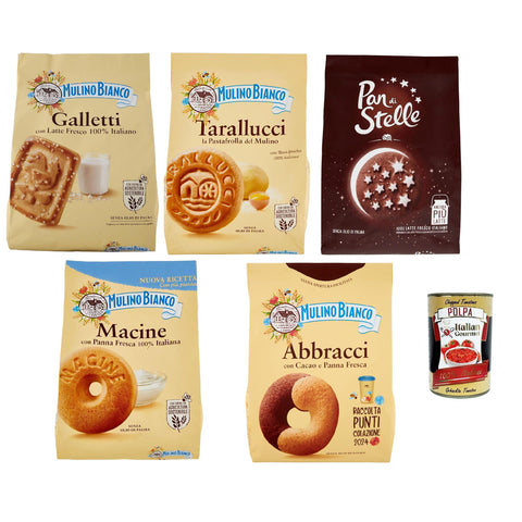 Mulino Bianco Verschiedene Kekse, insgesamt 1x3800g Original italienisch