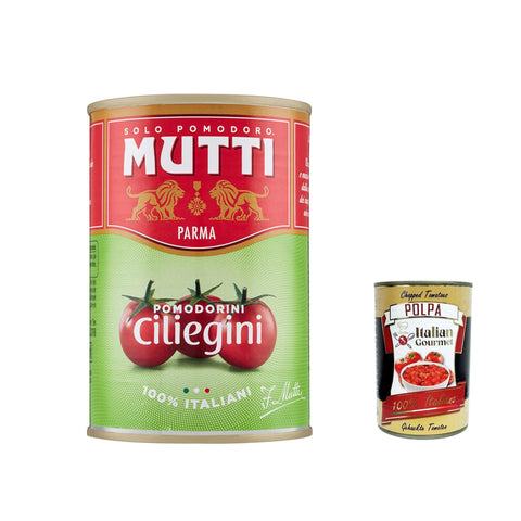 Mutti Pomodorini ciliegini Kirschtomaten Tomaten sauce 100% Italienisch 400 g Gemüse Original