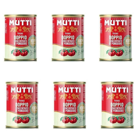Mutti doppio concentrato Tomatenpaste Tomaten sauce 100% 6x140g Original italienisch