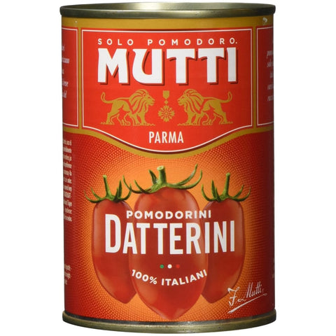 Mutti Gemüse Mutti Pomodori Datterini Datteltomaten (Abtropfgewicht ) 6 x 400g + 6 x 240g italienisch Original 8005110550621