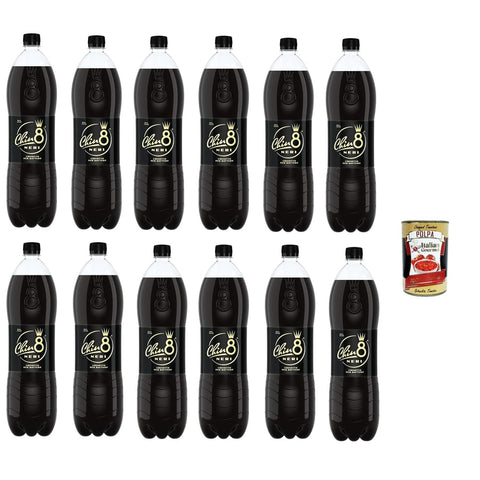 Neri Limonade Neri Chinotto PET Flasche Chin8 1,5 Lt Klassisch Italien Bitterorange Limonade 12x 1t Original italienisch inkl. Italian Gourmet Polpa 400g 8010335040192