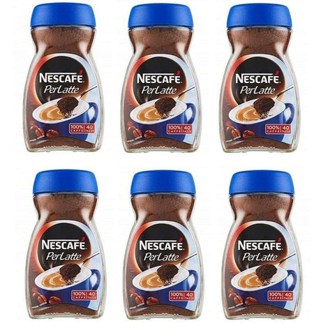 Nescafé Instantkaffee Nescafé NESCAFE Per Latte Solubile Instant Kaffee für lösliche Milch 100 g 6x italienisch Original 7613034118547