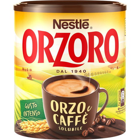 Nestle Orzoro Caffe' e Orzo solubile Gersten und löslicher Kaffee Nestlè Instant Gerstenkaffee 120 g italienisch Original