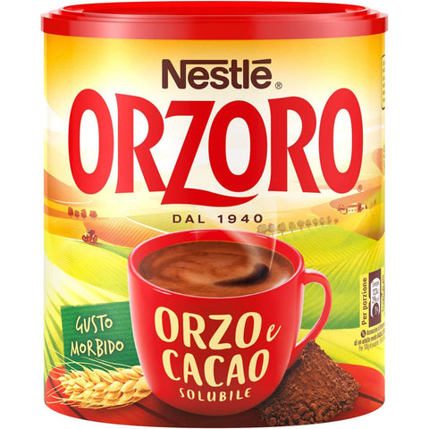 Nestle Orzoro Orzo e Cacao Instant lösliche Gerste und Kakao Getreidekaffee kaffee 180 gr Instantkaffee italienisch Original
