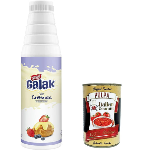Galak Topping cioccolato bianco salsa cremosa Glutenfree Topping weiße Schokoladen Cremesauce Glutenfrei 1x1kg Original italienisch