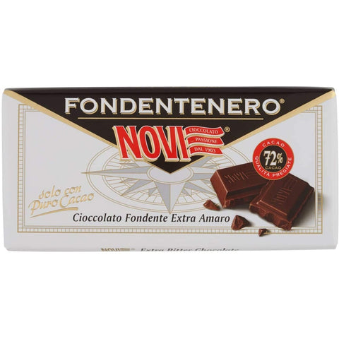 Novi Riegel Novi Cioccolato Extra Amaro Fondente Extra dunkle Schokolade Schokoriegel 6x 100g italienisch Original 8006380215258
