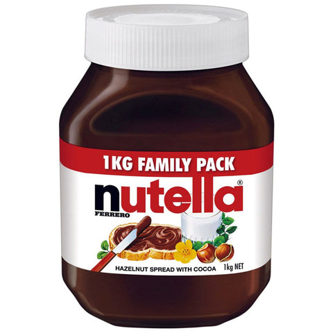 Nutella Familly Pack 1 Kg italienisch Original Schokoladenaufstrich