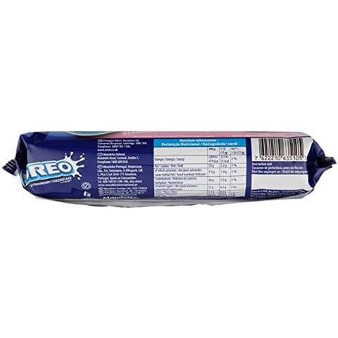 Oreo Desserts 16x Oreo Strawberry Cheesecake Limited Edition, Erdbeerkekse 154 g