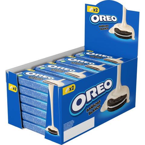 Oreo Kekse Oreo Bañadas al cioccolato bianco  Kekse mit weißer Schokoladenbeschichtung - 24x41 g italienisch Original 7622201817770