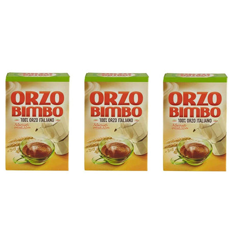 Orzo Bimbo gemahlen Mokka lösliche Gerste Getreidekaffee Kaffee 500 gr 3x Original italienisch