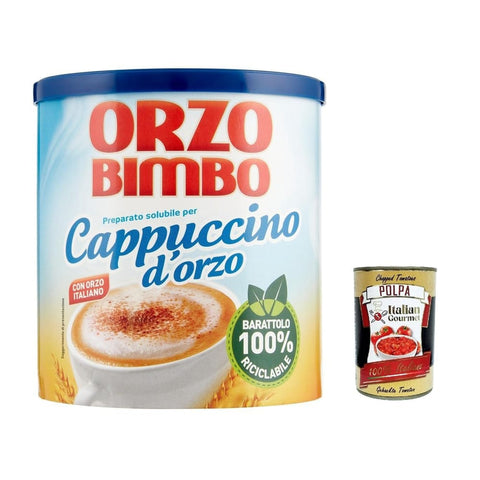 Orzo Bimbo Kaffee & Tee Orzo Bimbo Cappuccino D'orzo Solubile Löslich Gersten Cappuccino eine koffeinfreie Alternative 3x 150g italienisch Original 3175681092662