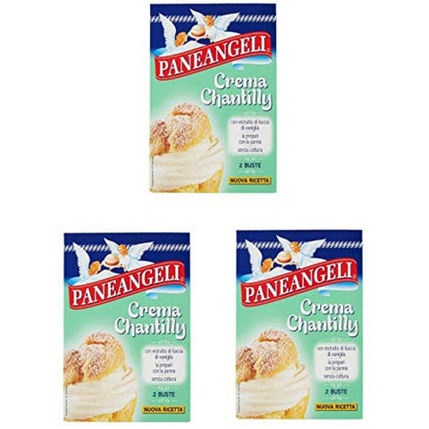 Paneangeli crema chantilly creme Chantilly-Creme Mischung kuchen 2x40 3x italienisch Original Gebäck
