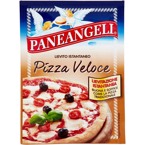 Paneangeli Lievito Istantaneo Pizza Veloce istant hefe Mischung mit dehydrierter Bierhefe 12x26g Original italienisch Zutat