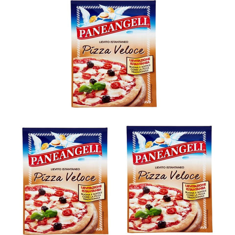 Paneangeli Lievito istantaneo Pizza veloce istant hefe Mischung kuchen 3x 26g Original italienisch