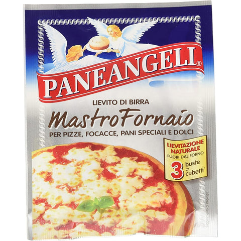 Paneangeli Trockenhefe Paneangeli Mastro Fornaio Pizzahefe, 3 Umschläge / 9 Packungen Original italienisch 7727757821735