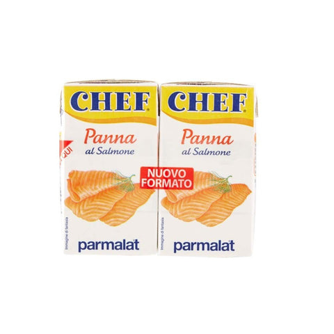 Parmalat Panna Chef al Salmone Creme zum Kochen 2x125ml Original italienisch Zutat