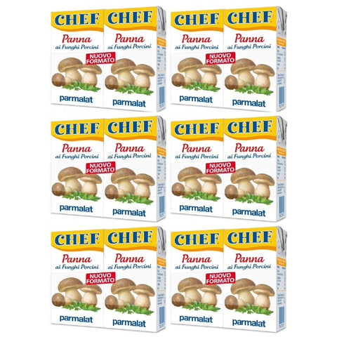 Parmalat Panna Chef ai Funghi Porcini 2x125ml Original italienisch Pudding- & Dessertpulver