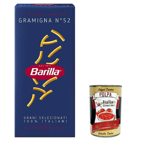 Pasta Gramigna Nr Internationale Nudeln Pasta Gramigna Nr 52 italienisch Nudeln 500 g pack 20x Original italienisch inkl. Italian Gourmet Polpa 400g 8076800315523