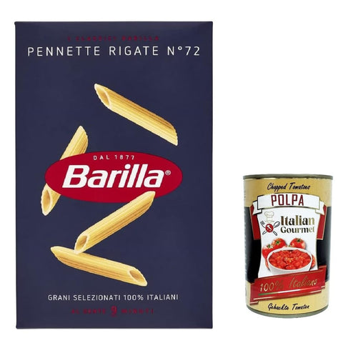 Pasta Pennette Nudeln & Pasta Pasta Pennette rigate Nr. 72 100% italienisch Nudeln pack 500 g 10x italienisch Original + kostenlos polpa 400 g 8076802085721