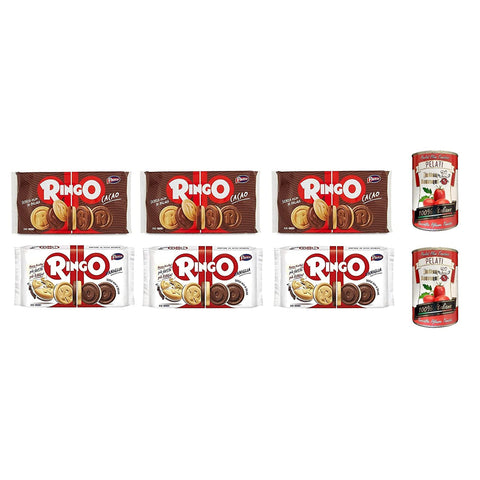 Pavesi Kekse Ringo Kuchen mit Vanille 6 snack cookies riegel 3x330g Original italienisch