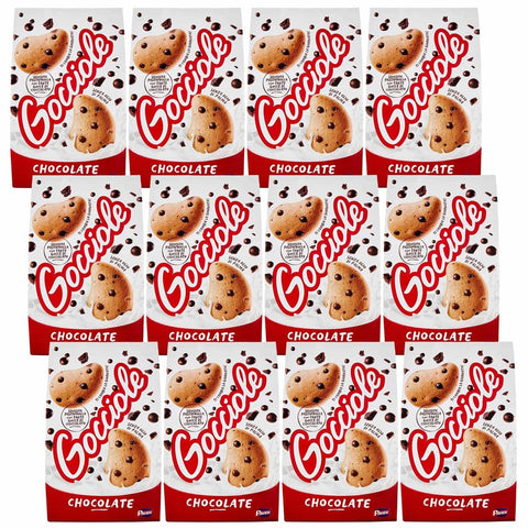 Pavesi Kekse Pavesi Gocciole Chocolate - Kekse mit Schokoladenstückchen 500g (Gocciole, x12) Original italienisch 5905141661958