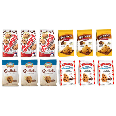 Pavesi Testpaket Kekse mit Schokoladentropfen Gocciole 3x500g Original italienisch
