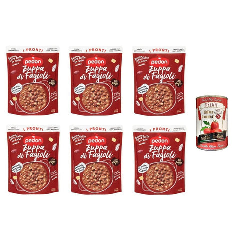 Pedon Tütensuppen Pedon I Pronti Bohnensuppe 300 gr Tütensuppen italienisch Original 8008703162218